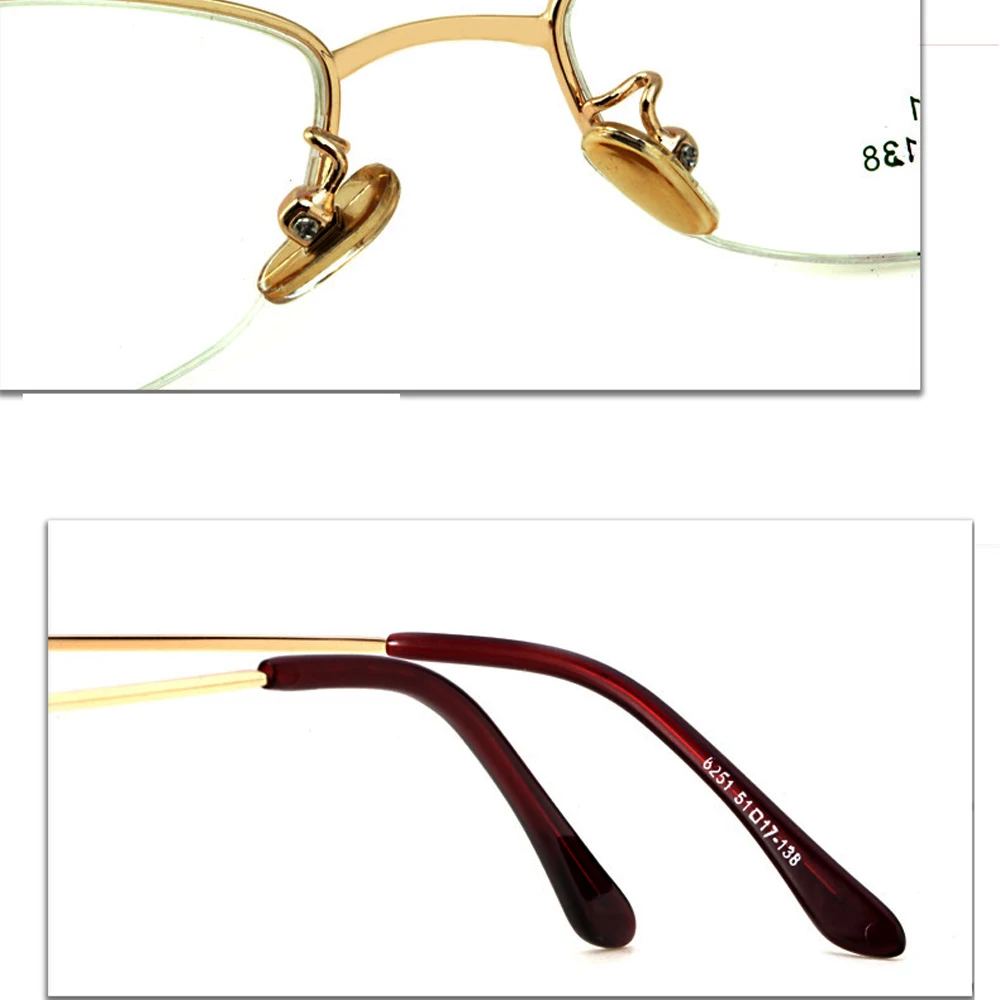 Fashion Retro ladies oval Metal Frame Blu Light Blocking Memory Temples Reading Glasses Men Women+1 +1.5 +2 +2.5 +3 +3.5 +4