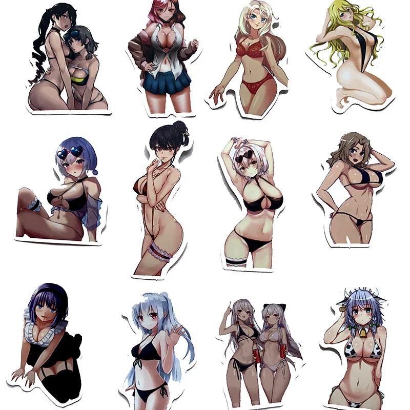 10/30/50/100PCS Anime Sexy Girls Adult Sticker For Waterproof Decal Laptop Motorcycle Luggage Snowboard Fridge Phone Car Sticker