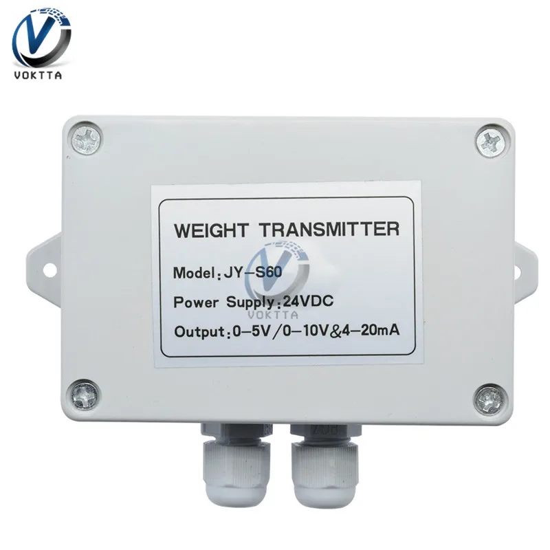 DC 12V 24V 4-20MA Load Cell Transducer Amplifier Weighing Transmitter Weighing Amplifier Weight Sensor Voltage Current Converter