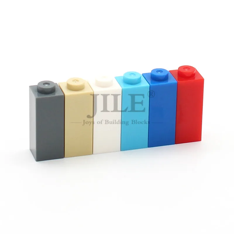 Moc Brick Support 1x1x2 Brace City Rail Fence Pillar DIY Creative Building Blocks Compatible with Assembles Particles