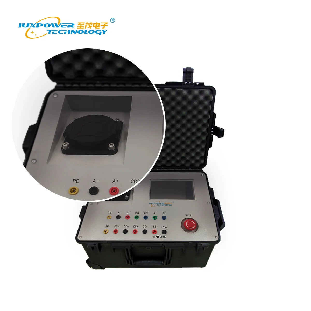 EVD1000D المحمولة سيارة كهربائية تيار مستمر شحن كومة البينية اختبار معدات التحقق