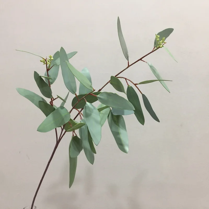 MBF Realistic Artificial Flowers Wholesale Plants Artifical Long Stem 113cm Eucalyptus Leaves