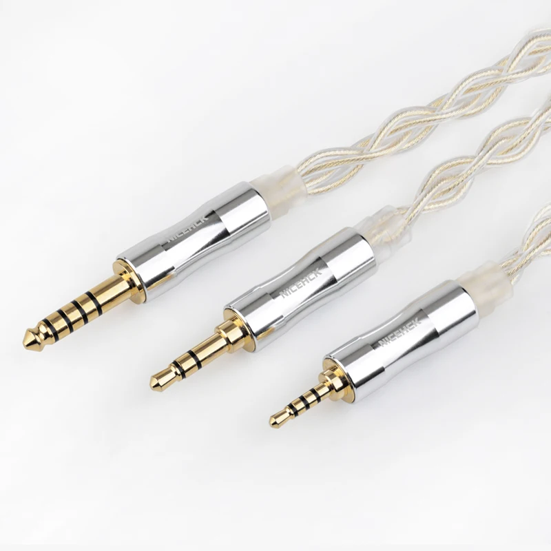 NiceHCK SilverDay كابل 5N الفضة مطلي OCC سماعة ترقية سلك 3.5/2.5/4.4 مللي متر MMCX/2Pin/QDC دبوس ل النبيل topman MK3 X7 ZAS