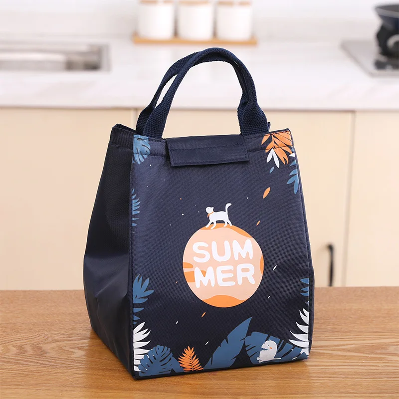 New Cute Cartoon Unicorn Lunch Bag Kids Women Thermal Cooler Bag Insulated Waterproof Tote Carry Storage Picnic Bento Pouch