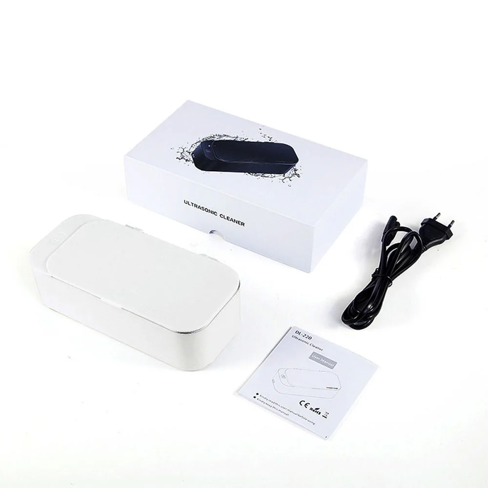 المنزل المحمولة بالموجات فوق الصوتية الأنظف حمام غير مرئية الموجات فوق الصوتية غسالة تنظيف آلة موجة خزان متكاملة مجوهرات نظارات الأقواس