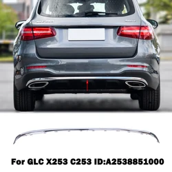 Rear Bumper Chrome Chromium Trim Spoiler Diffuser A2538851000 2538850900 For Mercedes Benz GLC X253 W253 C253 GLC200 GLC260 250