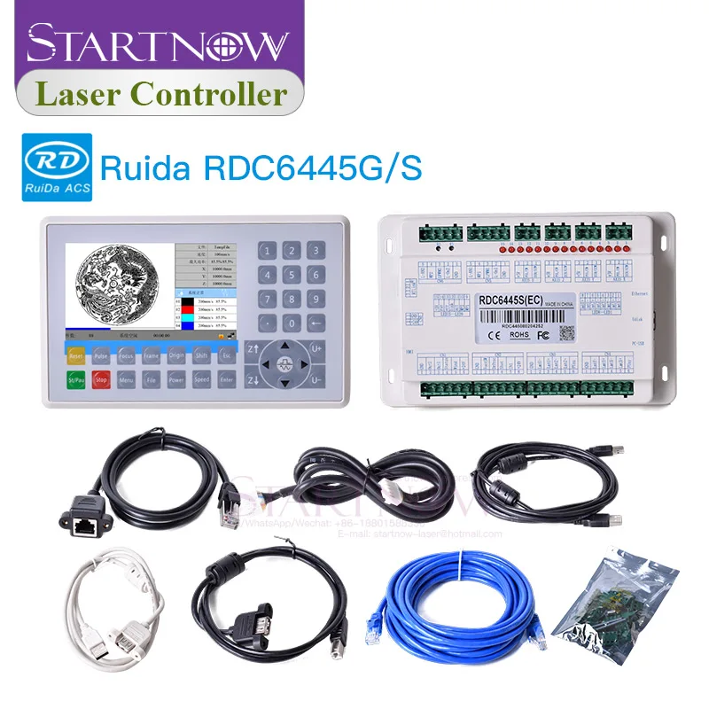 Imagem -05 - Ruida Laser Cartão Controlador de Corte e Máquina de Gravura Dsp Controle Board System Rdc6445s Co2 Cnc Rdc6445gts