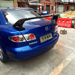 For Mazda 6 Spoiler 2003-2016 Mazda6 Sedan DKDD Spoiler ABS plastic Material Car Rear Wing Color Rear FD2 Spoiler