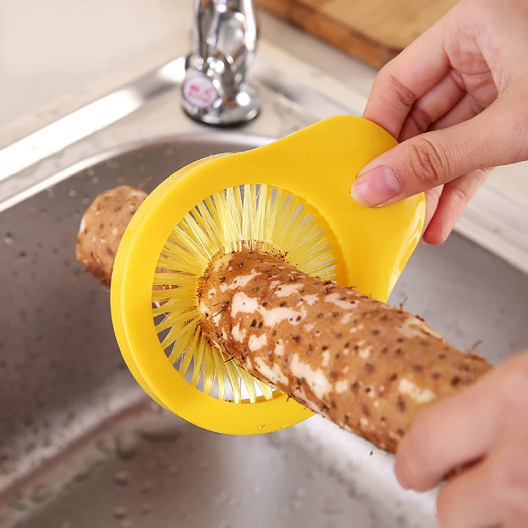 2pcs Creative Vegetable Brush Multi-Purpose Corn Silk Remover Fruit Cleaning Brush Kitchen Fruit And Vegetable Tools