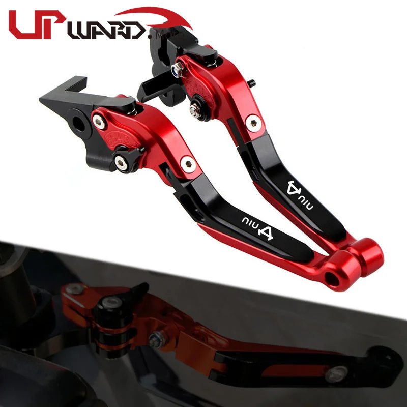 

For NIU N1 N1S M1 U1 M+ NGT CNC Aluminum Motorcycle Accessories Folding Extendable Brake Clutch Lever Adjustable Extendable
