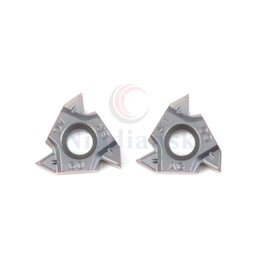 10pcs High Quality 16ER 16IR G55 AG55 A60 G60 AG60 Wearresistant CNC carbide thread insert for thread turning tool Free shipping
