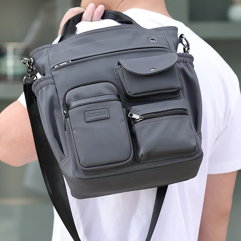 Multifunctional Shoulder Messenger Bag Waterproof Casual Handbag Business Men Briefcase Large Capacity Male Travel Bags New X63C