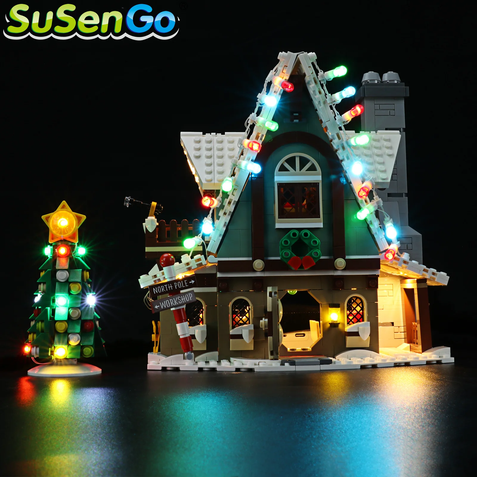 

SuSenGo LED Light Kit for 10275 Elf Club House Building Blocks Set (NOT Include the Model) Lamp Bricks Toys for Children