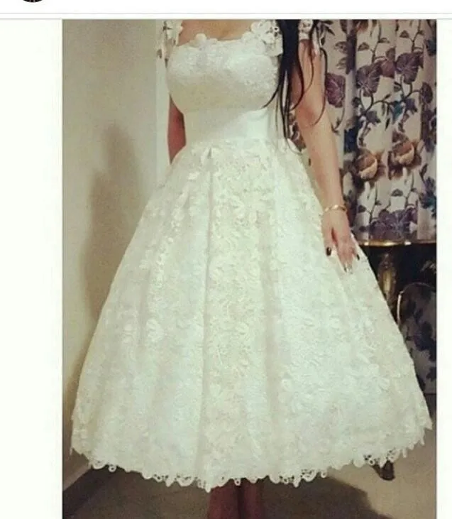 2018 جديد جميل Vestido De Novia يزين رداء دي ماري قبعة الأكمام الدانتيل يزين ألف خط فستان زفاف فساتين وصيفة الشرف