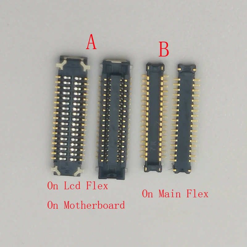 

2 шт., гибкий кабель для ЖК-дисплея Samsung Galaxy A40S A3050 A407 A407F A20 A205 A205F 34Pin