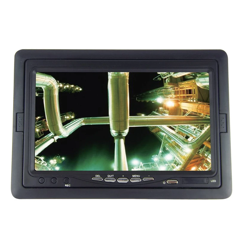 20M Fiberglass Cable 23mm Camera Head Industrial Pipe Inspection Camera System 7 inch LCD Screen Monitor With DVR Function