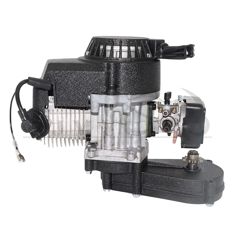 2 Stroke Engine Motor with Gear Box for 47cc 49cc 50cc Mini Pocket Bike Gas G-Scooter ATV Quad Bicycle Dirt Pit Bikes