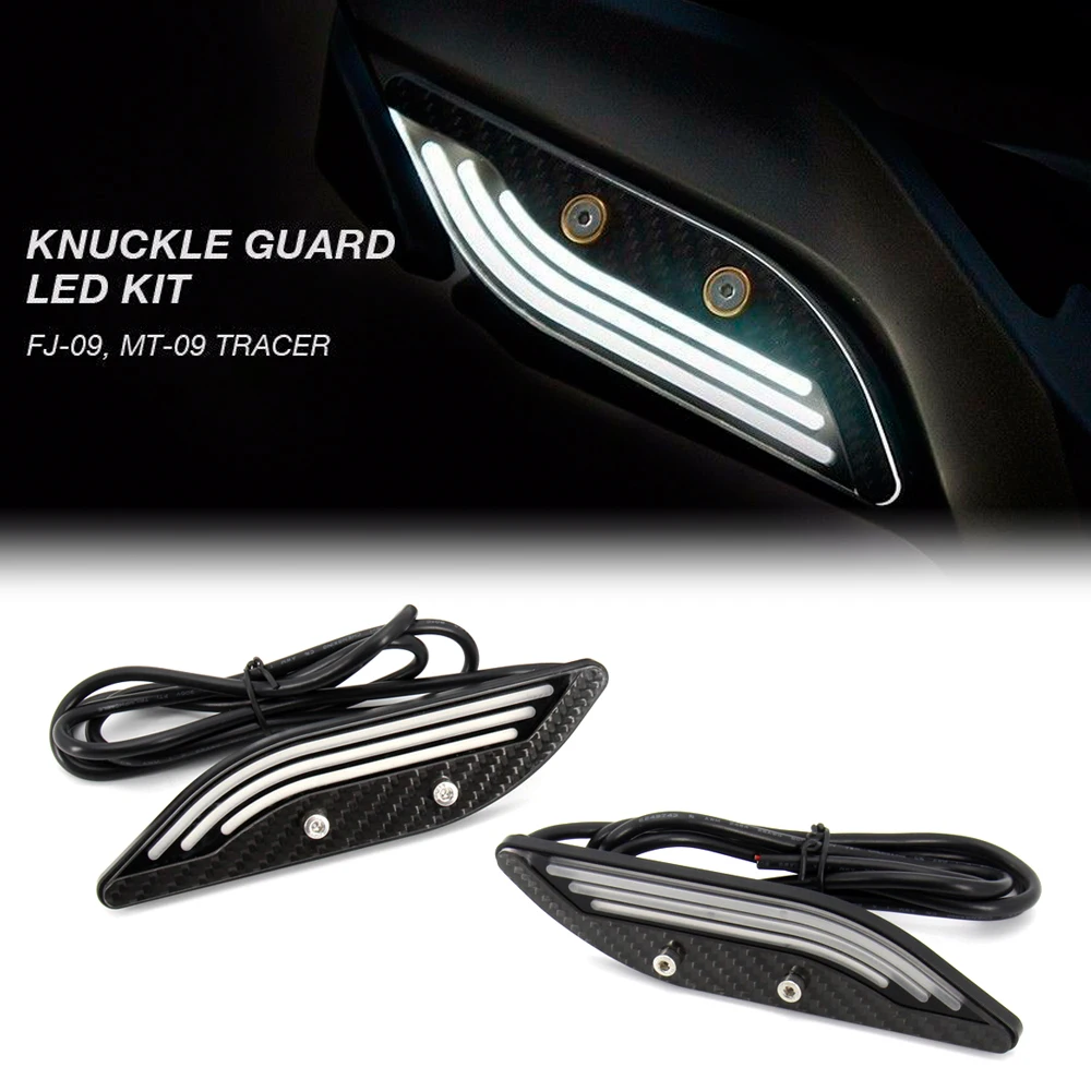 

For YAMAHA MT09 TRACER FJ-09 MT-09 TRACER 2014 - 2017 Motorcycle Hand Guard Decorative Lights Knuckle Guard LED Kit