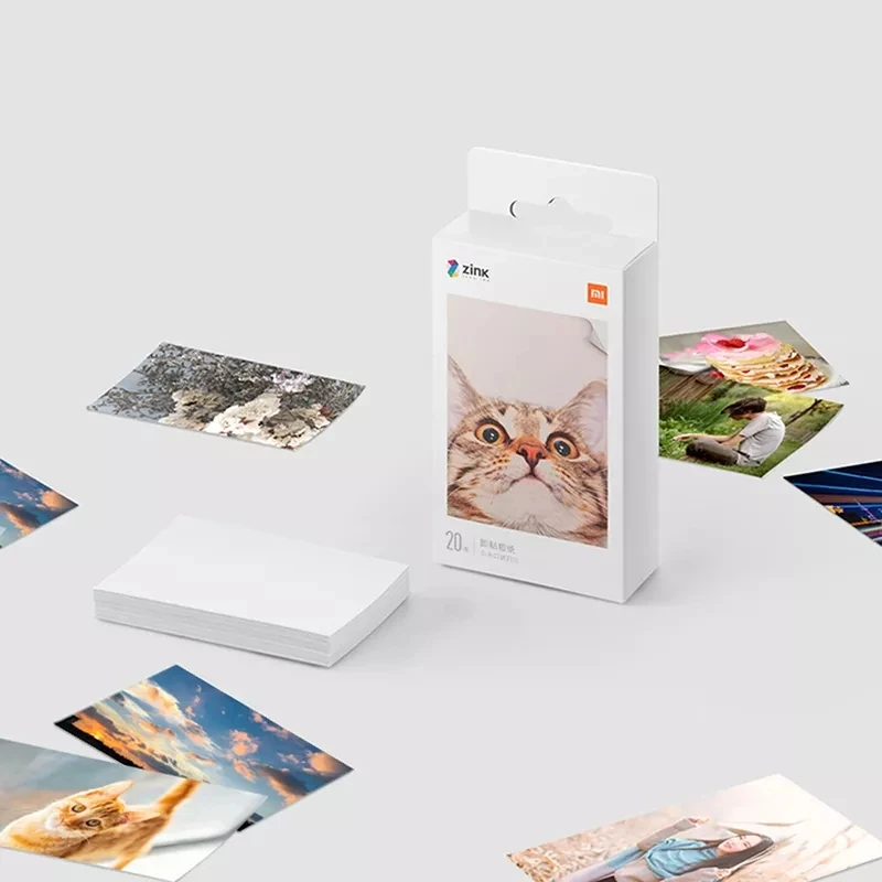 Xiaomi ar impressora versão global, 300dpi, portátil, mini bolso para fotos, papel de impressão de fotos