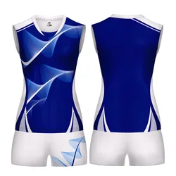 Customized Volleyball Uniform For Women Sublimation Printing Breathable Sports Sets For Women Jerseys Volleyball Shirt