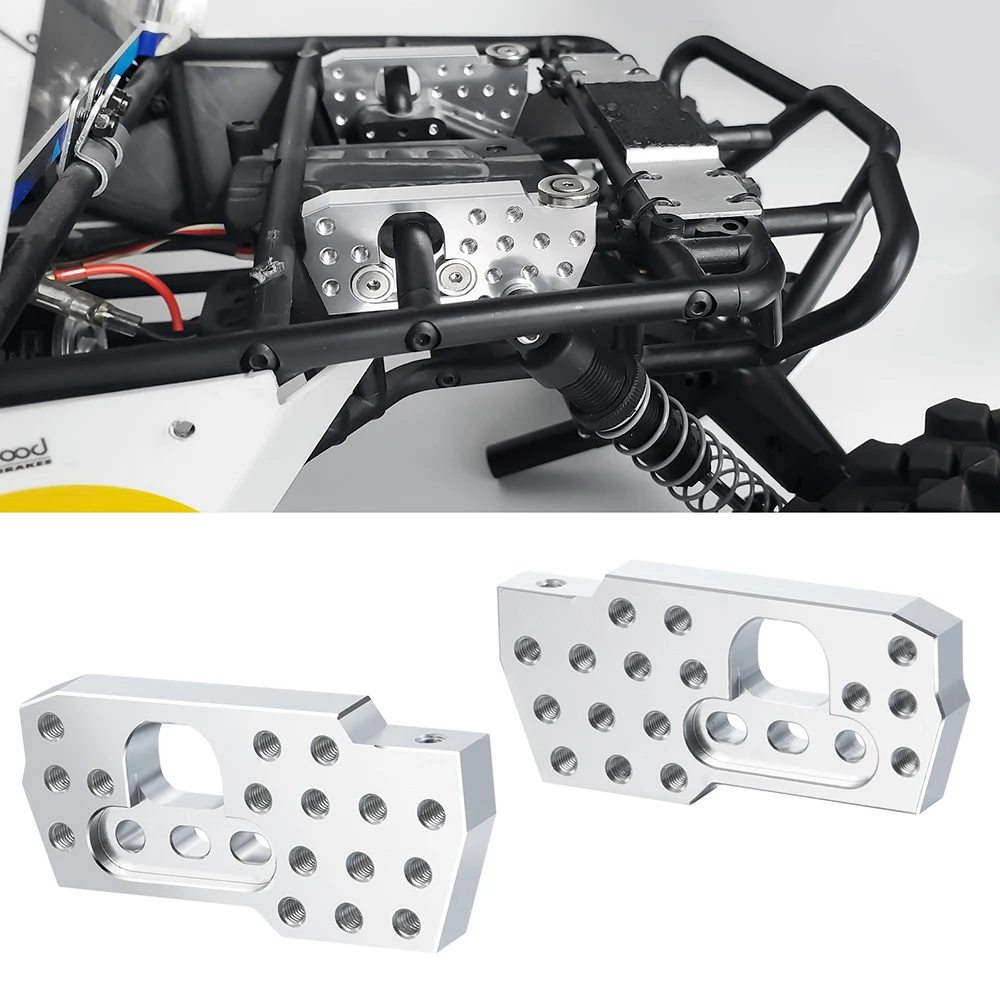YEAHRUN Metall-Stoßdämpferhalterung, vordere und hintere Stoßdämpfer-Türme, Halterung für 1/10 RC Crawler Axial Wraith 90018, Upgrade-Teile