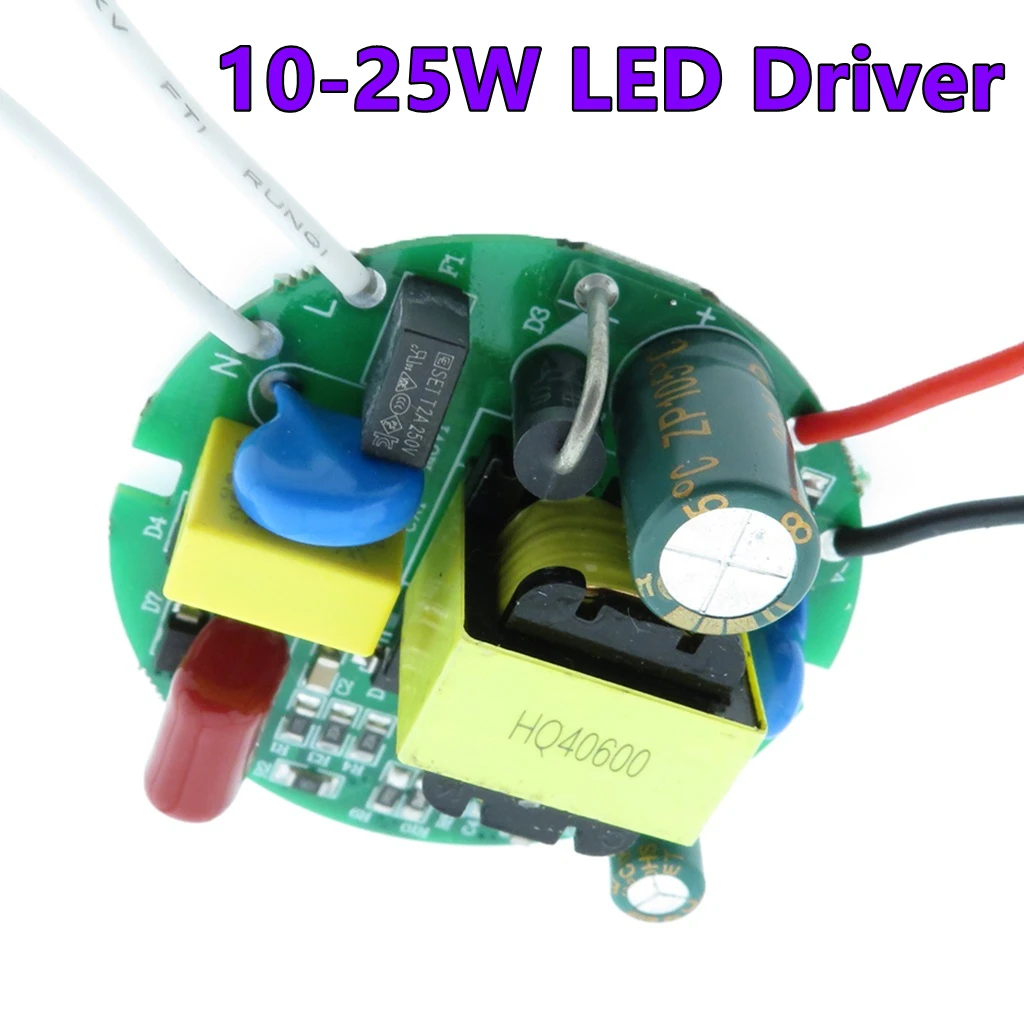 Imagem -05 - Round Led Milho Lâmpada Driver Adaptador Fonte de Alimentação 10w 15w 24w 30w 42w 50w 60w 70w 80w 300ma 500ma 700ma 900ma 1.2a 1.5a 1.8a 2.4a