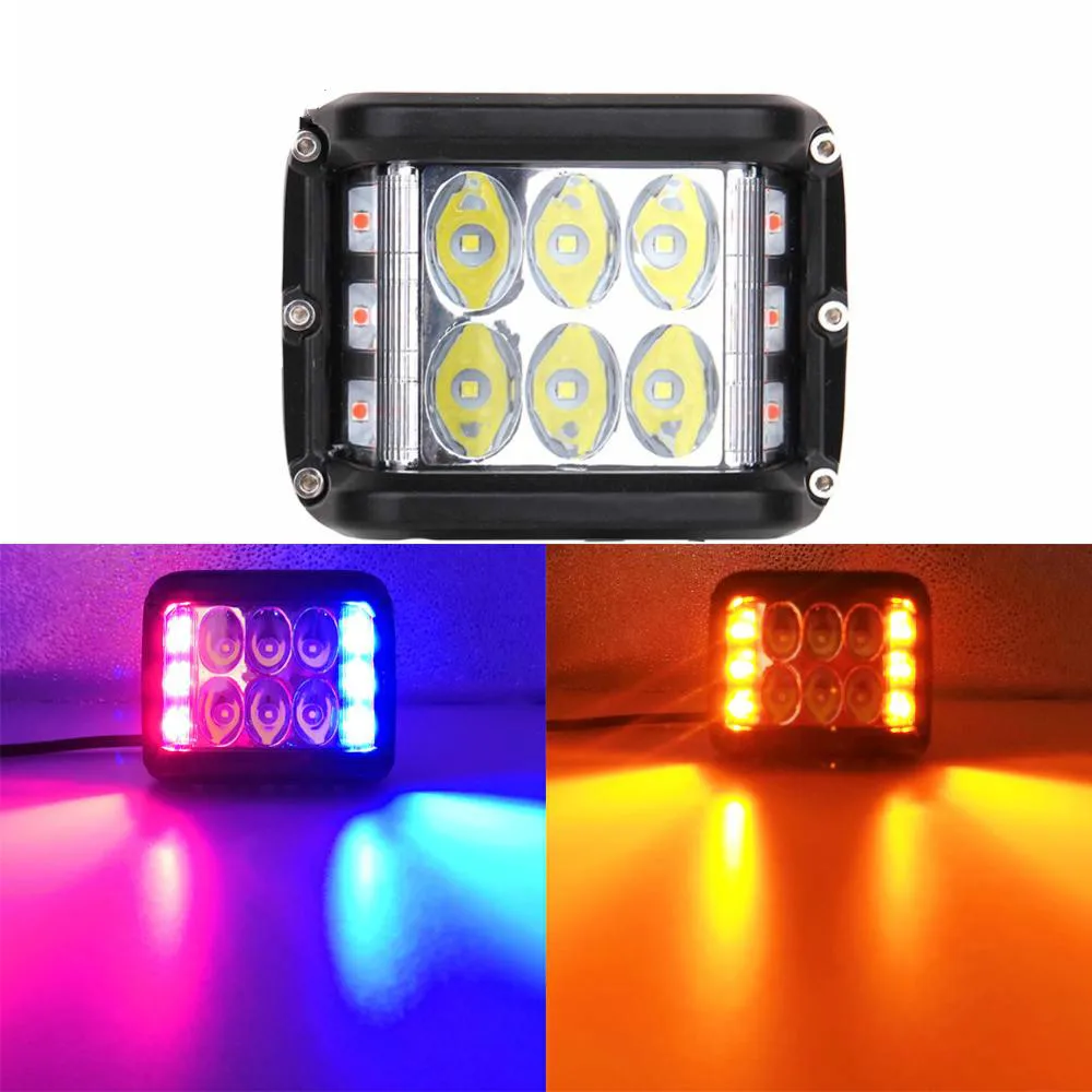 

4Inch 60W Work Light Spot Flood Offroad Work Light Headlights Strobe Driving Truck Tractor SUV ATV PickUp Car Lighting 12V 24V