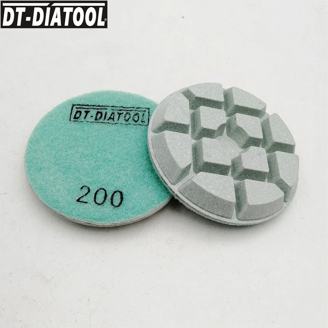 DIATOOL 9pcs Dia 80/100mm Diamond Polishing Pads Sanding Discs Polish Wheel Concrete Terrazzo Cement Diamond Polishing Pad 80mm