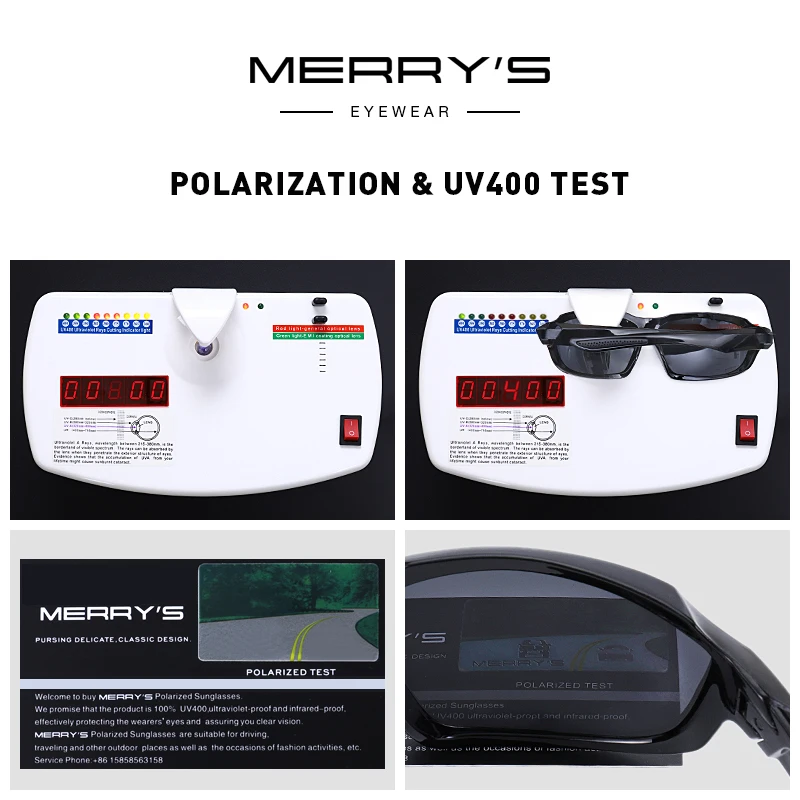 MERRYS DESIGN Men Polarized Outdoor Sports Sunglasses Male Goggles Glasses For Fishing Driving UV400 Protection S9028
