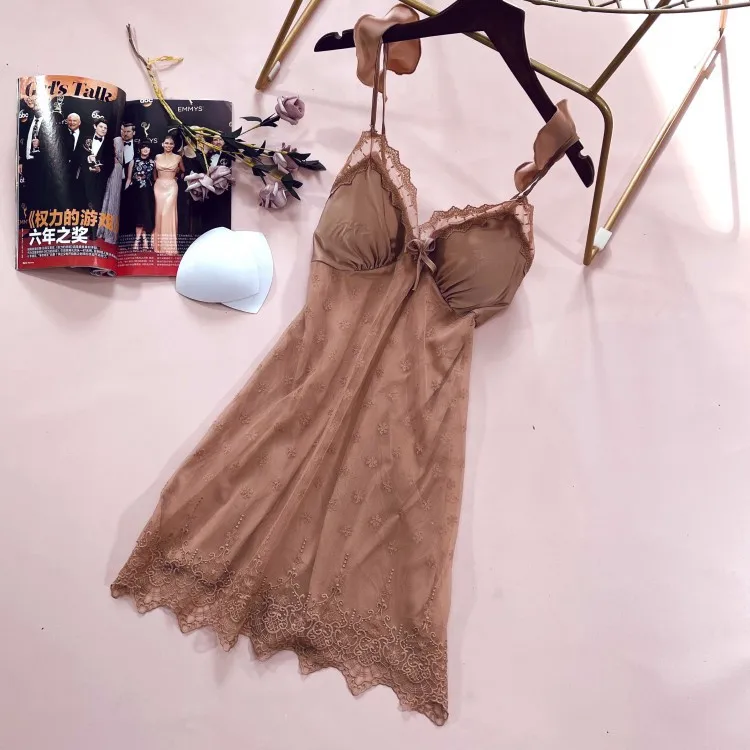 2PCS Nighty & Robe Anzug Satin Frauen Robe Set Kimono Kleid Casual Intimate Dessous Druck Hause Kleidung Sexy Nachthemd nachtwäsche – Detail 10