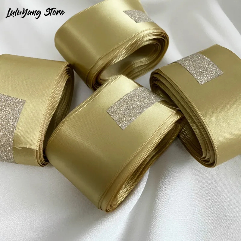 40mm Satin Ribbons Gift Wrapping Christmas Party Decoration Single Sided RosePink Polyester Tape DIY Handmade Supplies Scrapbook