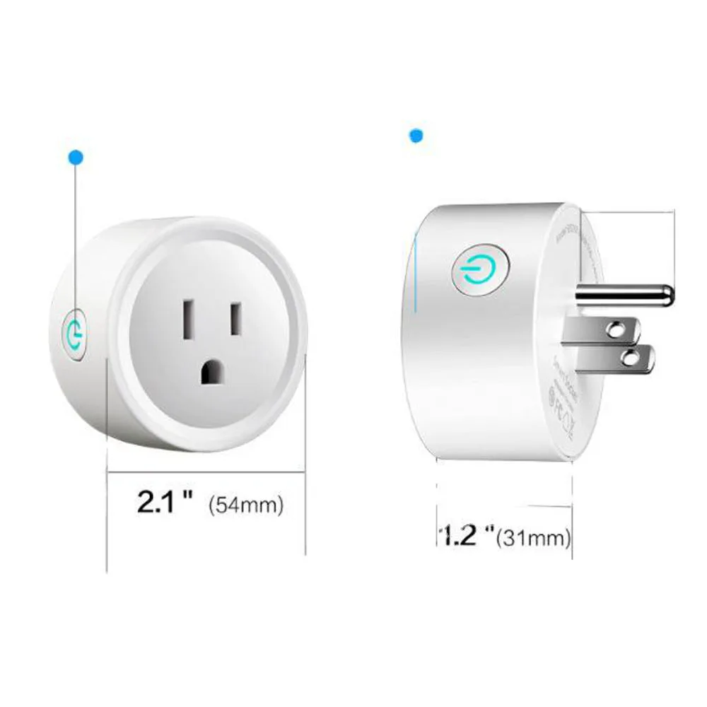 Tuya Smart Socket Wifi Smart Plug Us Alexa Plug smart life switch Time Switch remote switch Smart Power Plug Tuya Smart Home
