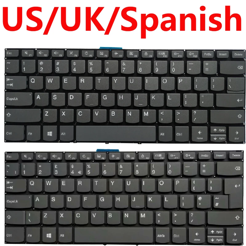 

US/UK/SP/Spanish laptop keyboard for LENOVO IdeaPad 3-14IIL05 3-14IJL05 3-14IML05 3-14ITL05 Zhaoyang K43C-80 E43-80