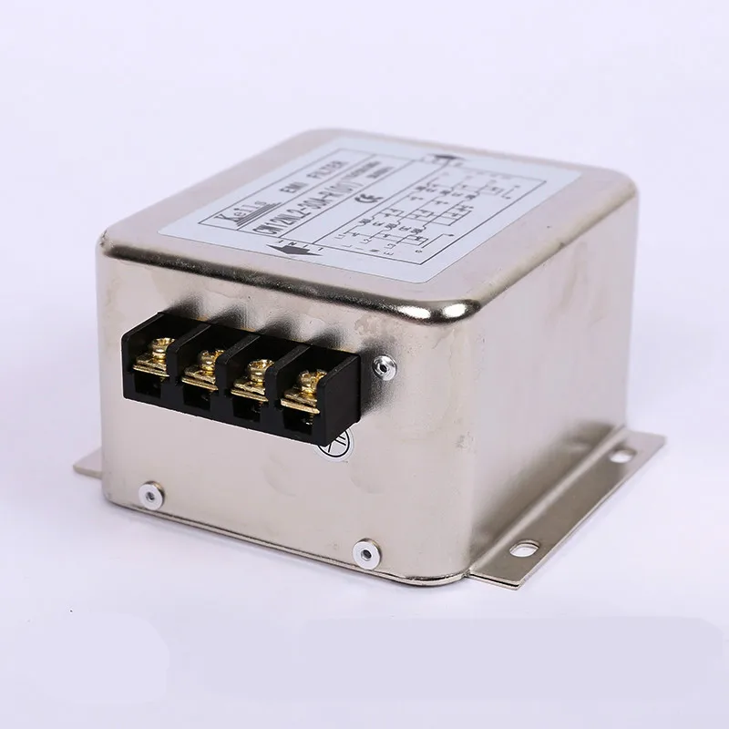 Power EMI Filter CW12B-40A/30A/20A/10A-R Three-phase Three-wire 380V Terminal Block Power Purifier