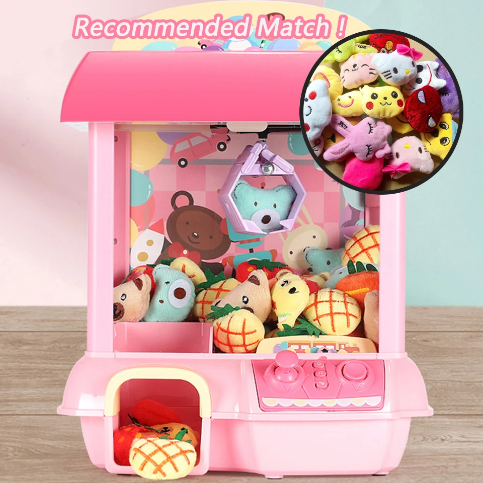 On Sale 20PC  Mini Dolls 6 * 4CM Soft Stuffed Animal Plush DIY Toy Vending machine Doll Rabbit Bear frog Small Toys For Kid Gift