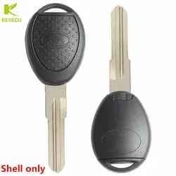 KEYECU 2PCS Replacement Transponder key shell Case Fob for 1999-2005 Land Rover Freelander, NO PROGRAMMING NEEDED