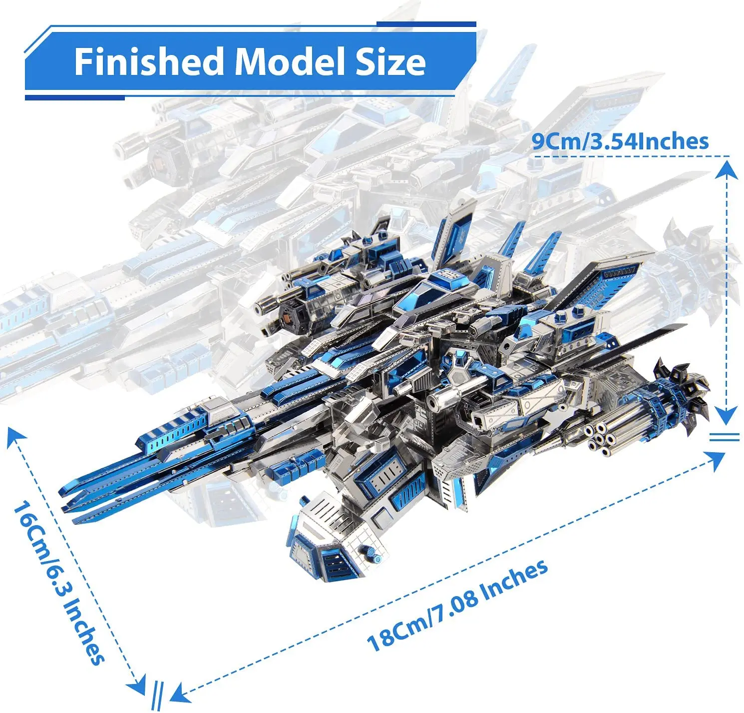 Microworld 3D โลหะปริศนาของเล่นยานอวกาศชุดประกอบจิ๊กซอว์ของขวัญวันเกิดคริสต์มาสสําหรับปีใหม่เดสก์ท็อปตกแต่ง