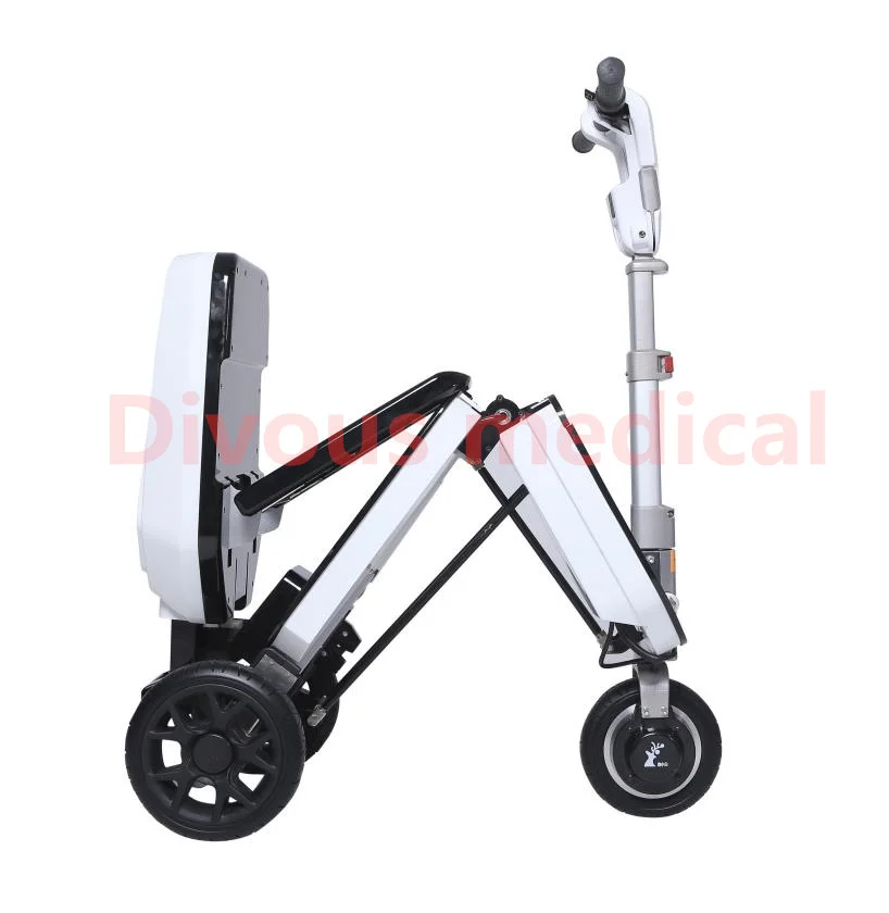 

Hot Sale Mobility Scooter Airline Approved Folding Adult Tricycle Electric Car