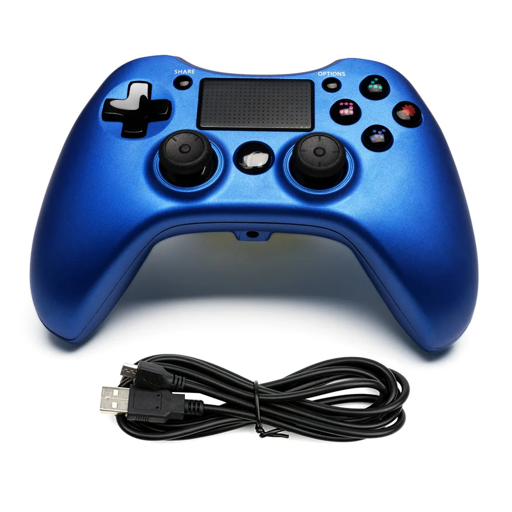 

10 pcs Wired Game Console Controller For PS4 Dualshock Vibration Joystick PC Gamepads For PS3 for Android TV