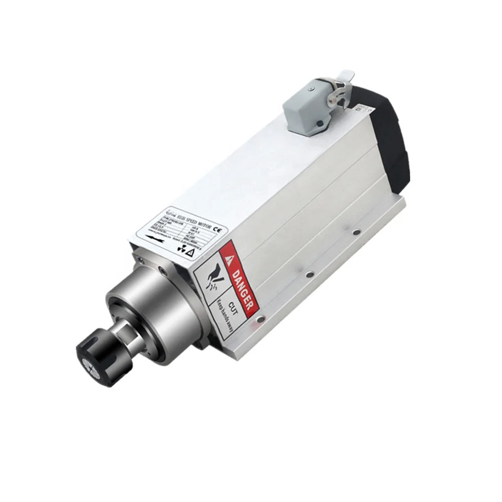 

2.2KW 220V CNC Spindle Motor Air Cooled ER20 Collet Chuck Wood Router Machine Tools With 4 Bearings For Engraver