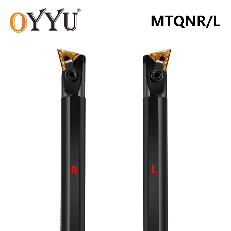 

OYYU MTQNR MTQNL S16Q S18Q S20R S25S MTQNR16 MTQNL16 Turning Tool Holder Internal Lathe Cutter Boring Bar CNC Cabride Inserts