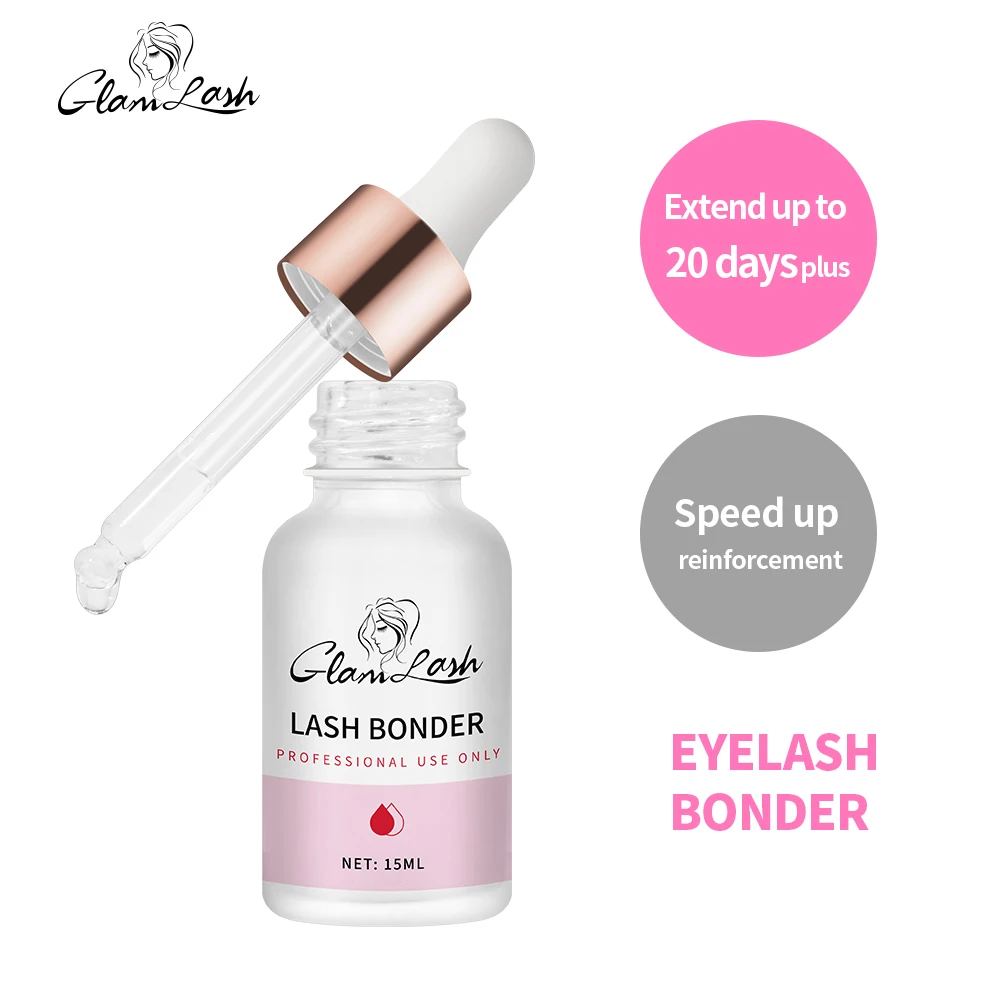 Eyelash Glue Super Bonder 10ml/15ml Speed Up Reinfocement Transparent Liquid Waterproof Grafted Extentions Makeup Tools Supplier