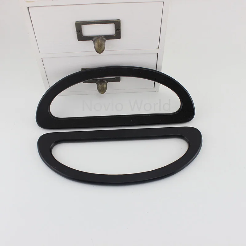 4-10 peças, 24x9cm 3 cores forma d acolchoamento artesanato fornecimento para desenhar sua bolsa de madeira bolsa peças