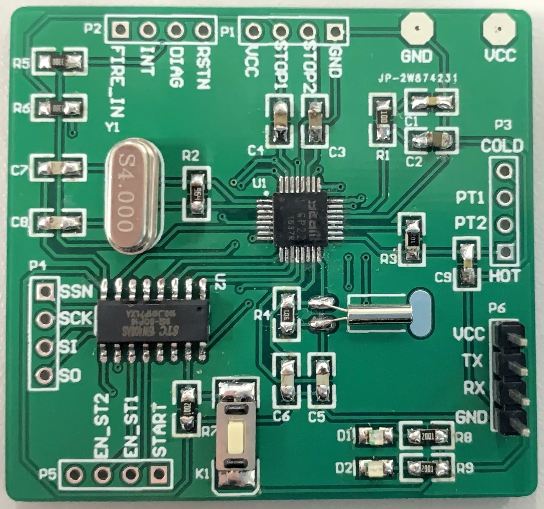 

TDC-GP22 Module, Laser Ranging, Water Meter Flow Measurement Development Module