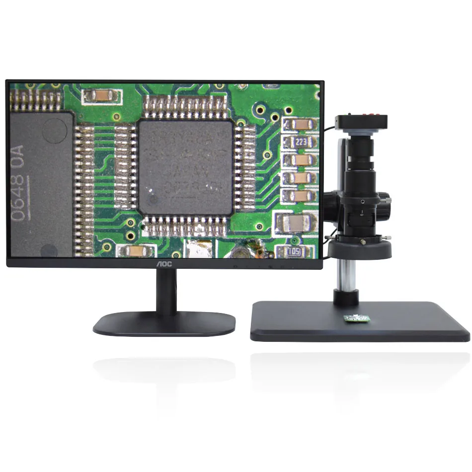 Imagem -06 - Câmera de Vídeo Microscópio Compatível com Hdmi Saída Simultânea Usb Chip de Lupa Reparação Telefônica Full hd 48mp 2k 1080p 60fps