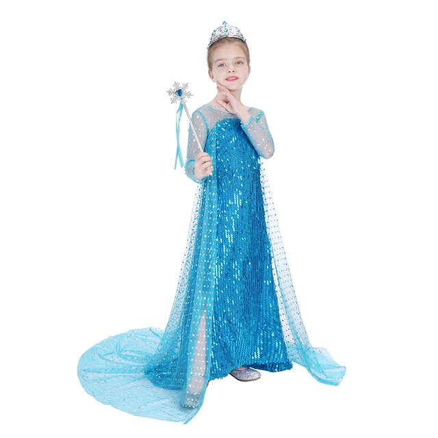 Aliexpress elsa costume best sale