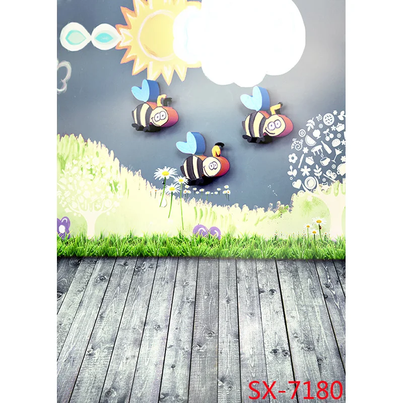 Bambini compleanno fondali fotografia scenario fiori prato neonato ritratto foto sfondo Studio puntelli 2157 YXFL-34