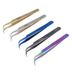 VETUS MCS-15 Series Precision Tweezers Curved Tip Stainless Steel Electronics Industrial Tweezers Phone Repair Hand Tools