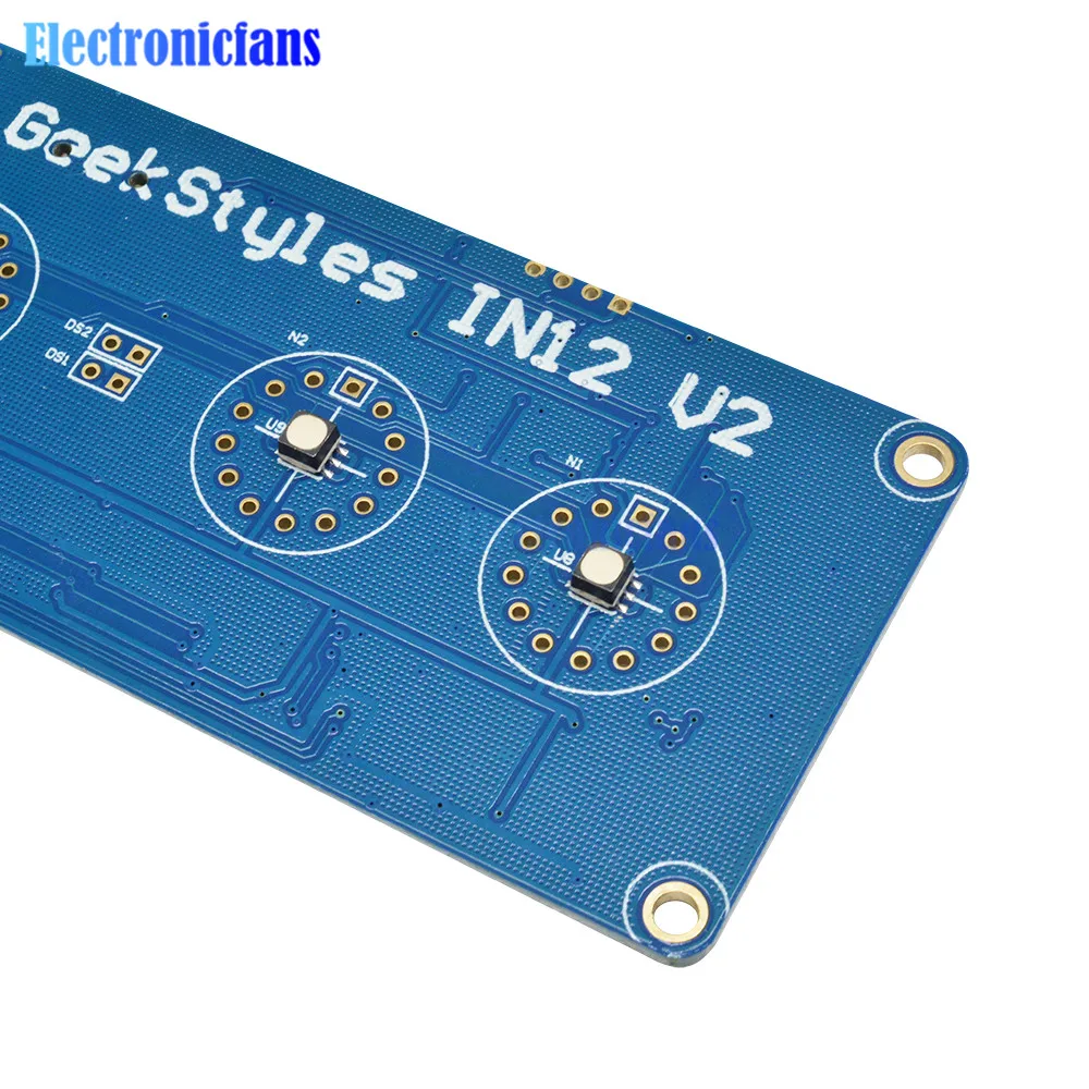 DC 12V STM8S005 Steuerung Digitaler LED-Uhrenlampen-IC-Chip mit Micro-USB-Schnittstelle IN14 Röhrenuhr-Platinenmodul für DIY – Detail 11