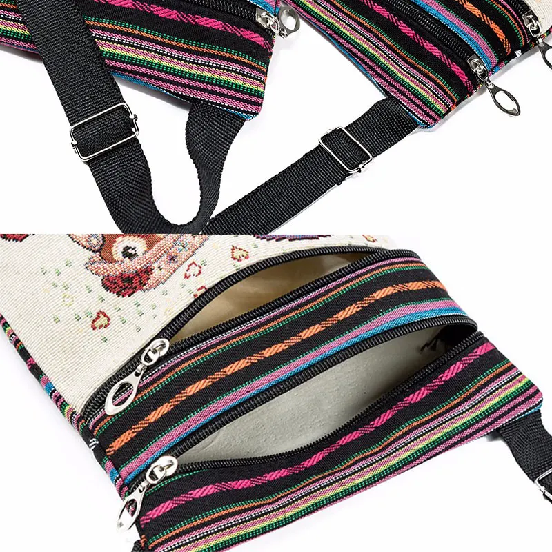 Small Shoulder Bag Small Travel Bag Girls Travel Messenger Bag Mini Cute Owl Cartoon Bag for Child Wholesale Lady